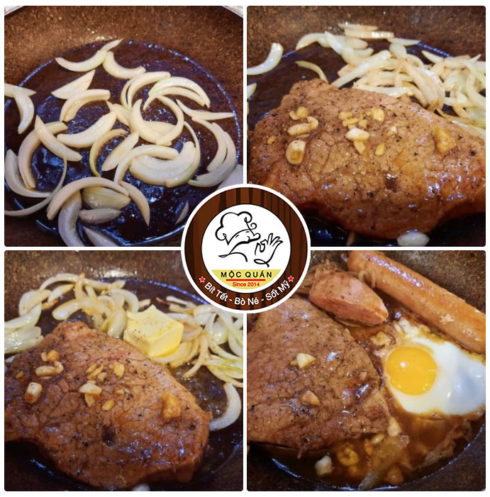 chế biến món bò né